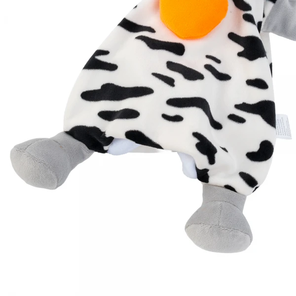 Thú xỏ tay kèm lục lạc, hình bò sữa đeo quả cam ngộ nghĩnh Animo C509 (TN)