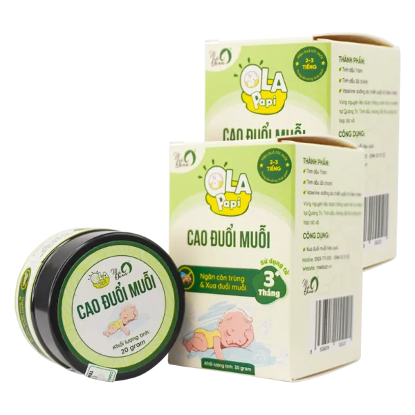 Combo 2 Cao đuổi muỗi Ola Papi 20g