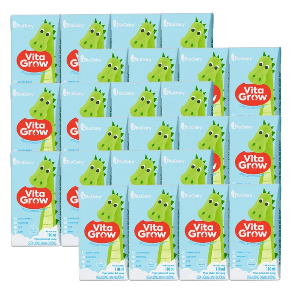 Combo 6 Sữa uống dinh dưỡng Vitagrow 110ml (cải tiến) (lốc 4 hộp)