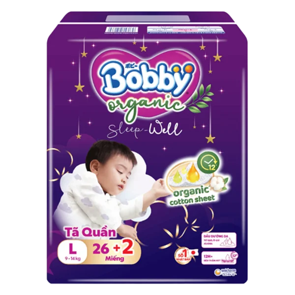 Quà tặng khi mua Combo 3 Tã quần Bobby Organic XXL42 Miếng