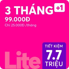 Gói Hội Viên Con Cưng Pink Plus Lite NEW (3 tháng+1)