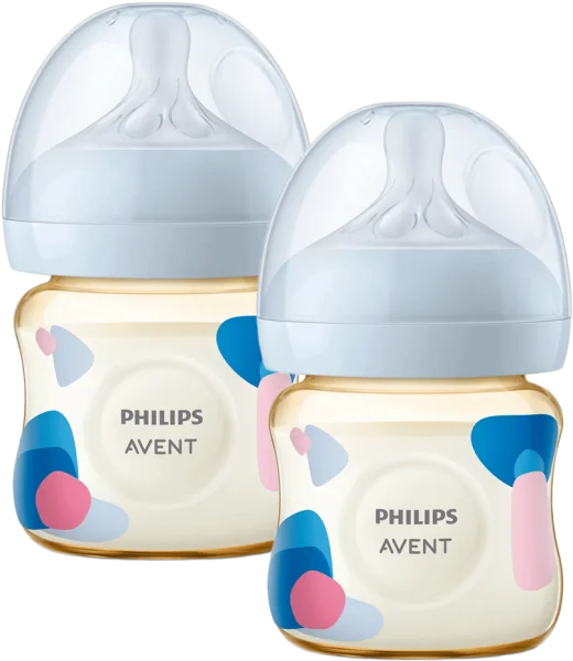 Combo 2 Bình sữa PPSU Philips Avent mô phỏng tự nhiên 125ml (SCY940/01)