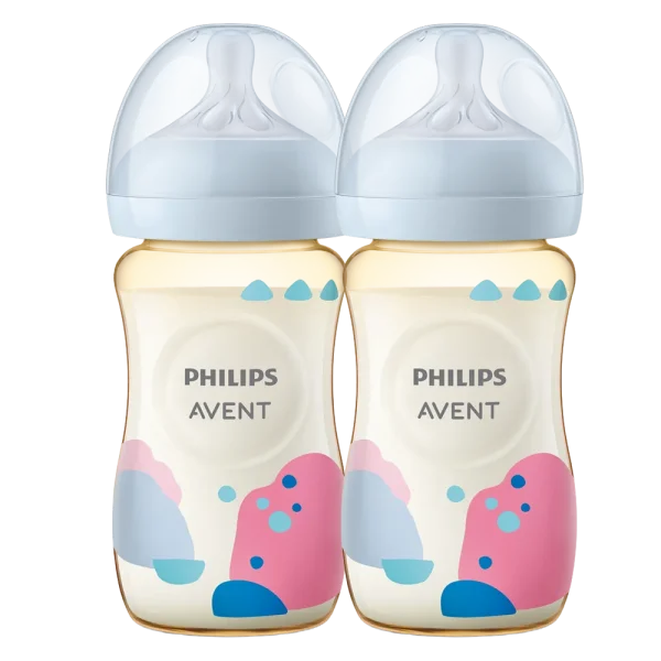 Combo 2 Bình sữa PPSU Philips Avent mô phỏng tự nhiên 260ml (SCY943/01)