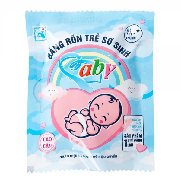Băng rốn baby xanh 10M/hộp