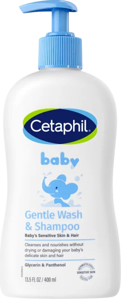 Sữa tắm gội cho trẻ em Cetaphil baby gentle 400ml