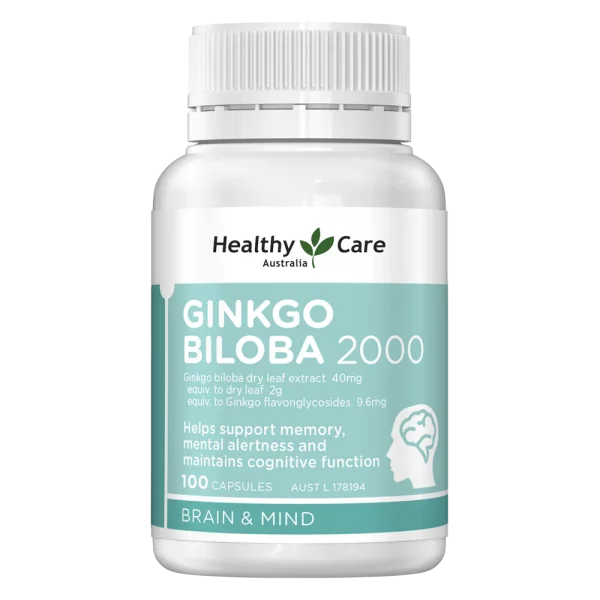 Thực phẩm bảo vệ sức khỏe Healthy Care Ginkgo Biloba 2000mg