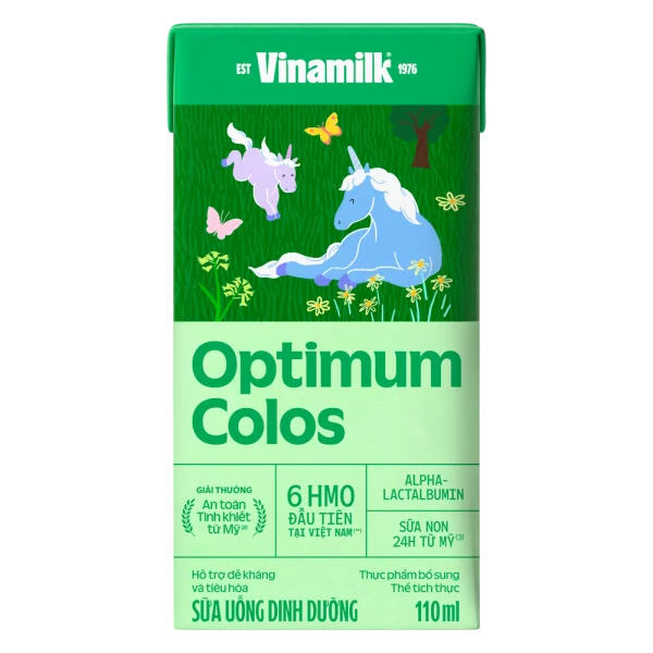 Combo 6 Sữa uống dinh dưỡng Optimum Colos 110ml (Lốc 4 hộp) new