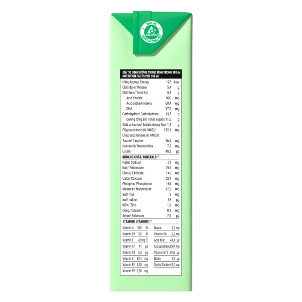 Thùng Sữa uống dinh dưỡng Optimum Colos 180ml (Lốc 4 hộp) new