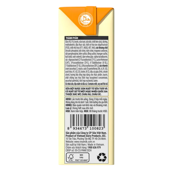 Sữa uống dinh dưỡng Optimum Gold 110ml (Lốc 4 hộp) new