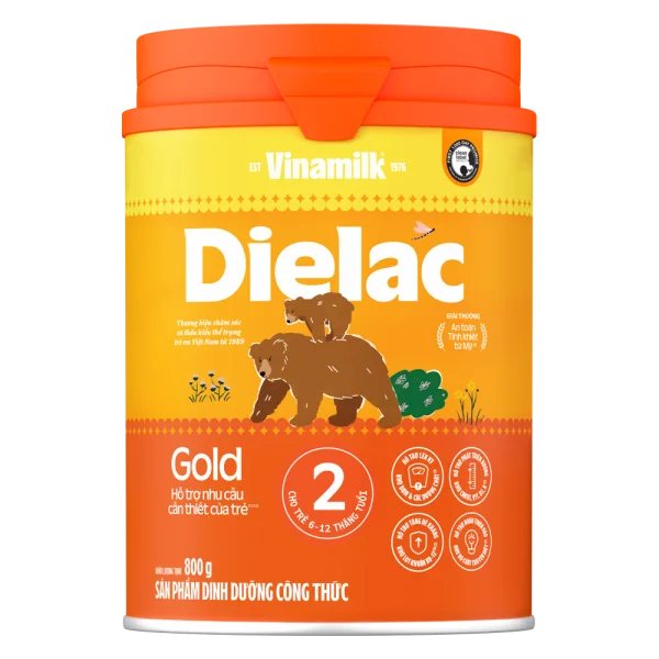 Sữa Dielac Gold 2, 800g (6-12 tháng)