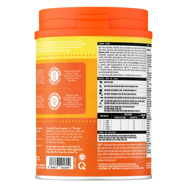 Sữa Dielac Gold 1, 800g (0-6 tháng)