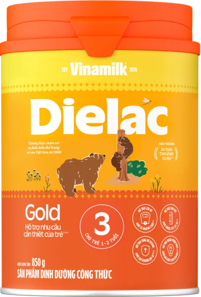 Sữa Dielac Gold 3 850g (1-2 tuổi)