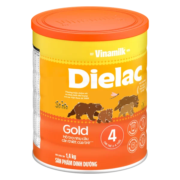 Combo 2 Sữa bột Dielac Gold 4 HT 1400g