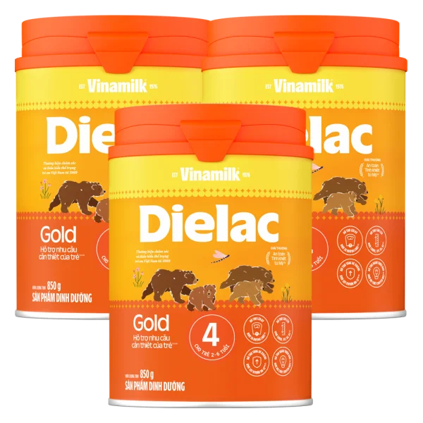 Combo 3 Sữa bột Dielac Gold 4 HT 850g