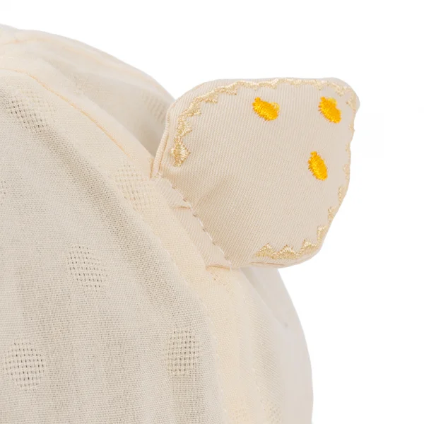 Nón vành tròn khăn voan bé gái 0-12M Animo A2601_MN009 (46cm,Vàng)