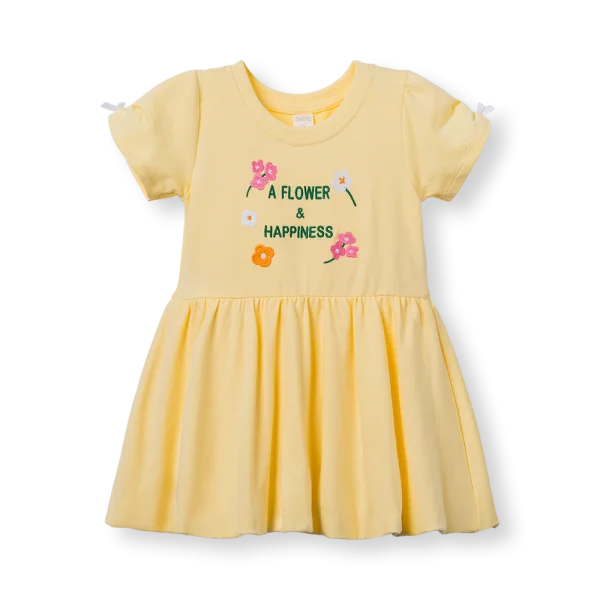 Đầm bé gái Animo ST1225069 (1-6Y,Vàng,TT01)