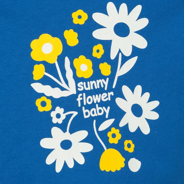 Bộ bé gái ngắn Animo Easy LU0326012 (1-4Y,navy-kem,DD02)