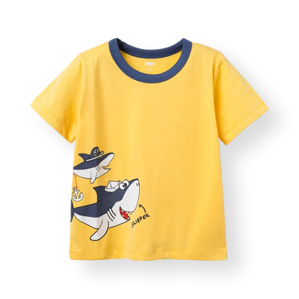 Bộ bé trai ngắn Animo Easy HN0526025 (1-4Y,Vàng-dương,TT02)