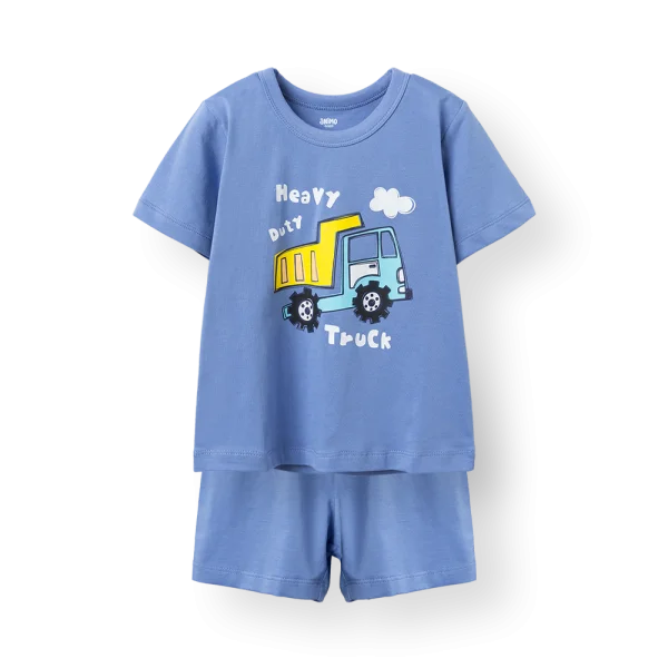 Bộ bé trai ngắn Animo Easy HN0526039 (1-4Y,Dương,DD02)