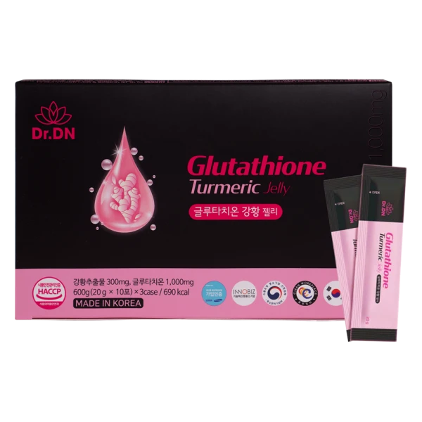 Thạch nghệ Glutathione Dr.DN (hộp 30 gói)
