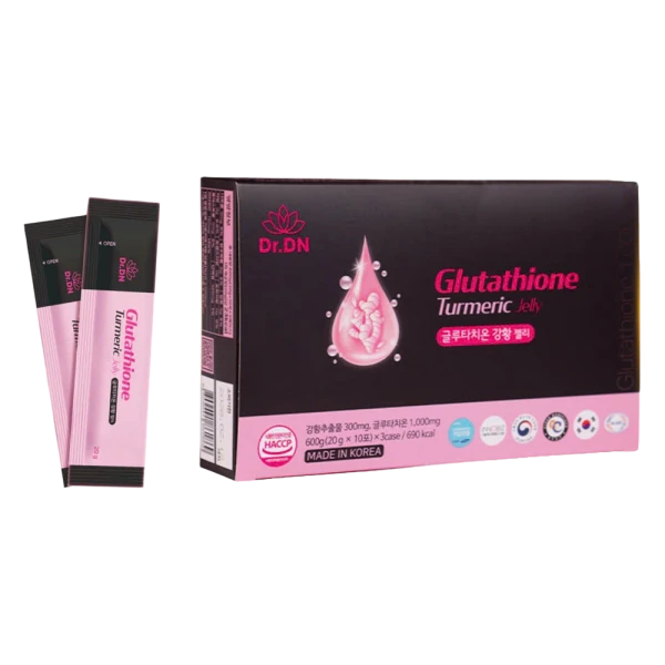 Thạch nghệ Glutathione Dr.DN (hộp 30 gói)