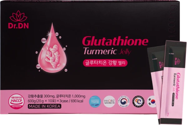 Thạch nghệ Glutathione Dr.DN (hộp 30 gói)