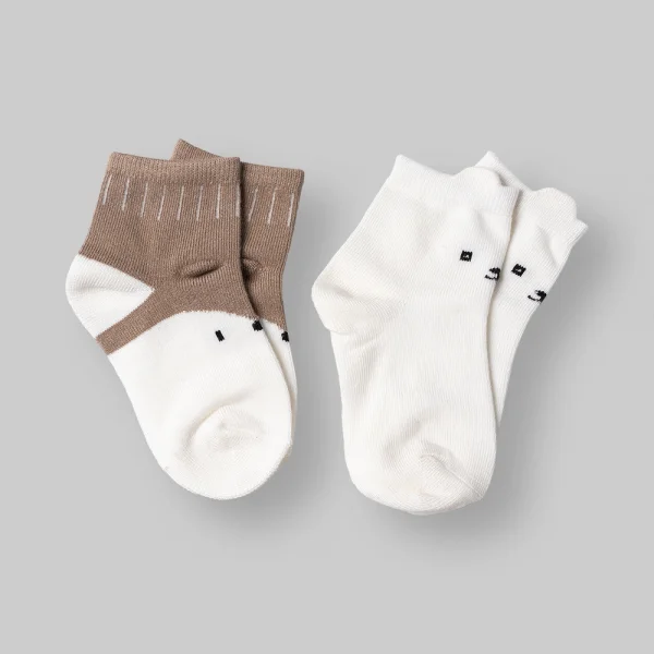 Set 2 đôi vớ sợi tre bé trai Animo TV0625036 (2-3Y,Nhiều màu)