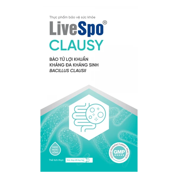 Thực phẩm bảo vệ sức khỏe LiveSpo® CLAUSY (20 ống/hộp)