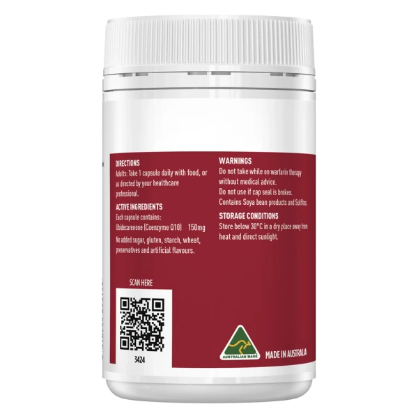 Thực Phẩm Bảo Vệ Sức Khoẻ Tăng Cường Sức Khoẻ Tim Mạch Healthy Care CoEnzyme Q10 150mg 100 Viên