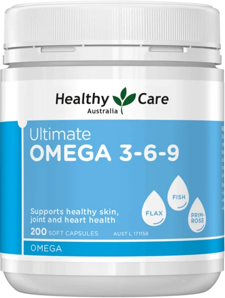 Viên Uống Hỗ Trợ Tim Mạch Healthy Care Omega 3-6-9 Ultimate 200 Viên