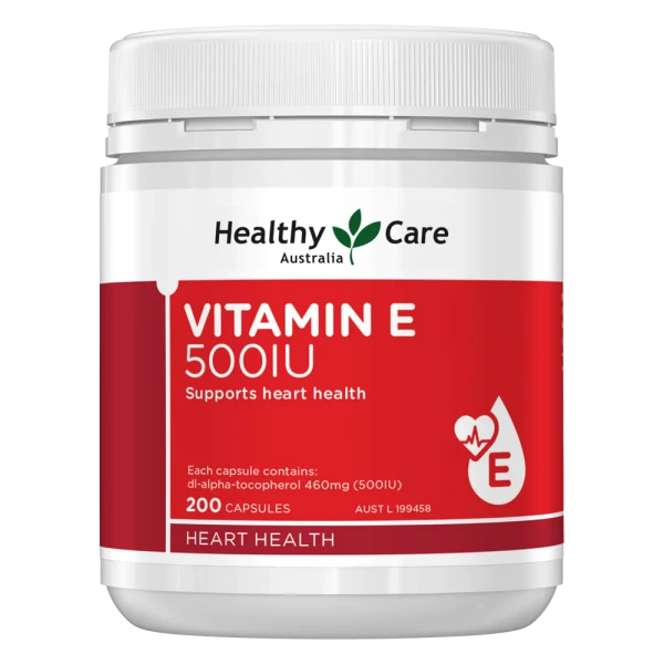 Viên Uống Bổ Sung Vitamin E Healthy Care 500IU 200 Viên