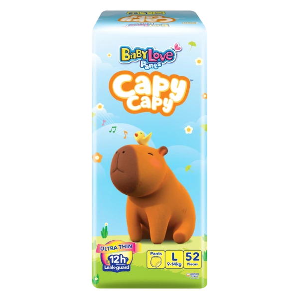 Tã quần Babylove Capy Capy L52 Miếng