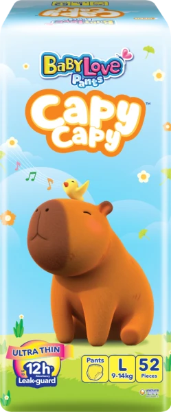 Tã quần Babylove Capy Capy L52 Miếng