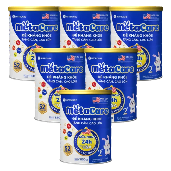 Combo 6 Sữa Metacare Eco 2+ 850g (2-10 tuổi)