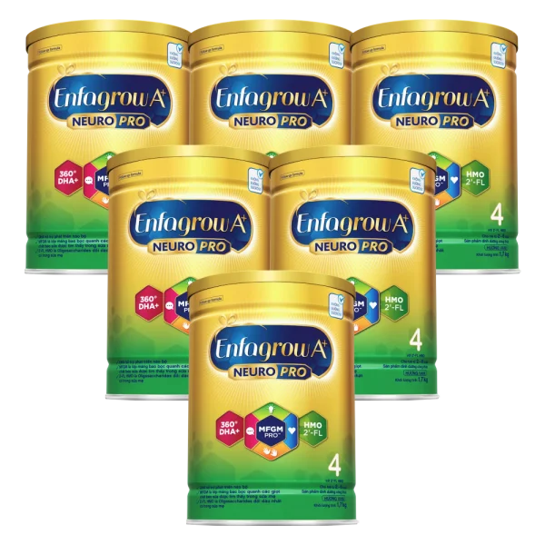 Combo 6 Sữa Enfagrow A+ số 4 1700g (2-6 tuổi) 2Flex