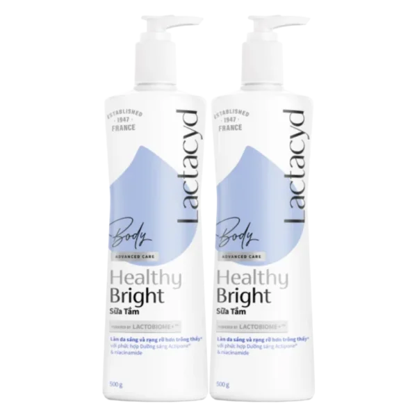 Combo 2 Sữa tắm Lactacyd Healthy Bright 500g