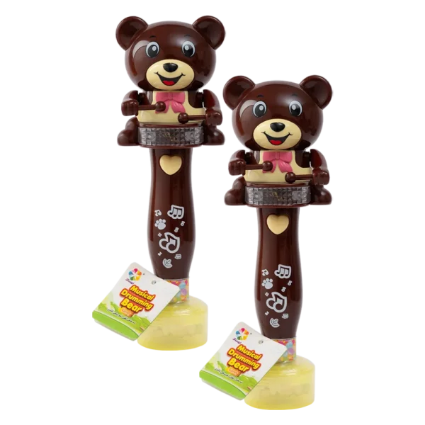 Combo 2 Kẹo đồ chơi gấu đánh trống