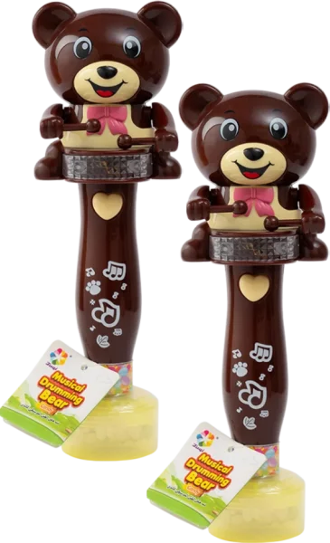 Combo 2 Kẹo đồ chơi gấu đánh trống