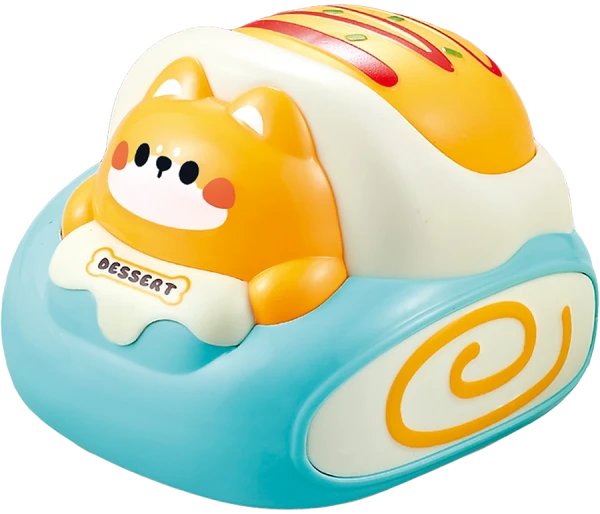 Xe hoạt hình mini nhấn đầu chạy trớn YN674425 C512 (Cam)