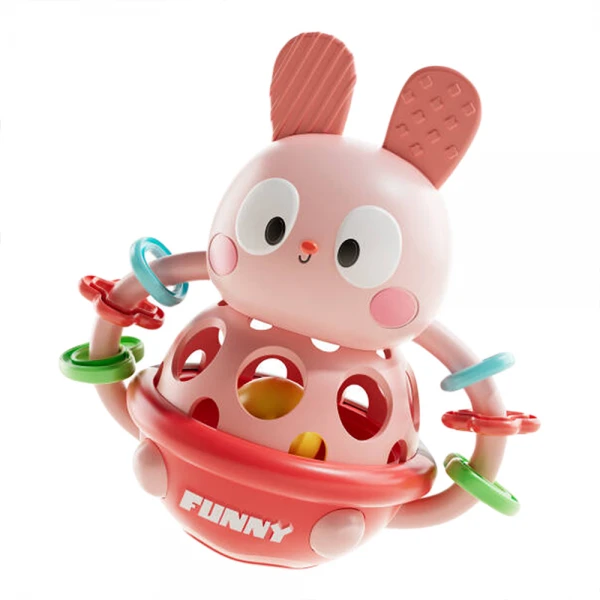 Xúc xắc tròn thỏ con dễ thương CY750672 C512 (Hồng)