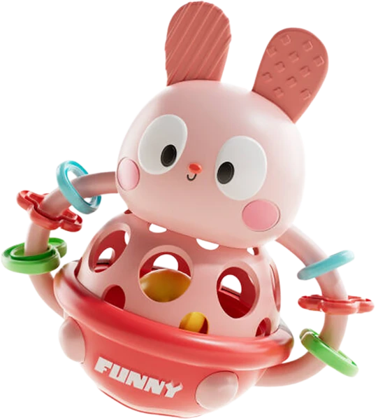 Xúc xắc tròn thỏ con dễ thương CY750672 C512 (Hồng)