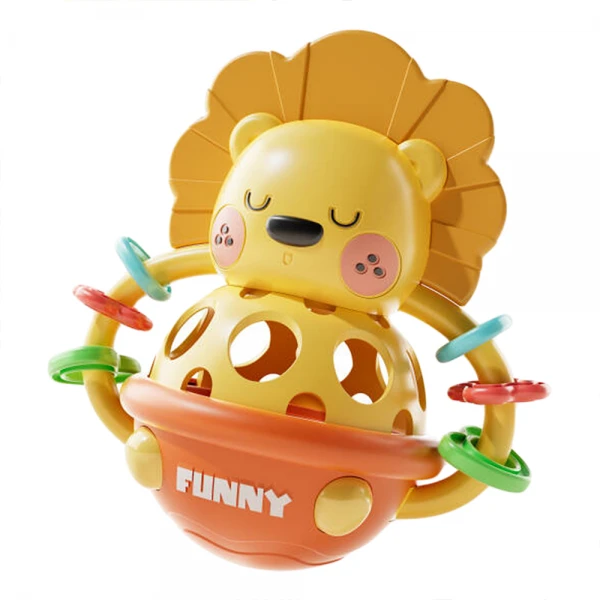 Xúc xắc tròn sư tử CY750671 C512 (Vàng)