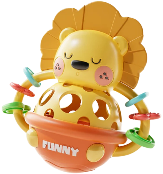 Xúc xắc tròn sư tử CY750671 C512 (Vàng)