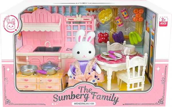 Bộ đồ chơi em bé thỏ và nhà bếp YN676754 C512