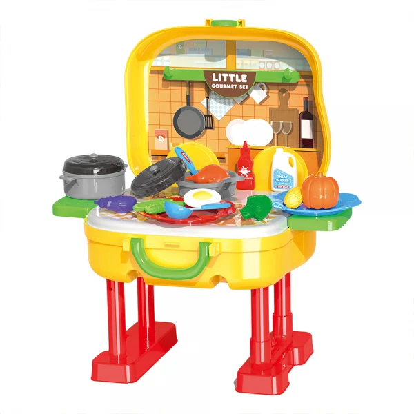 Vali ô tô kéo 2in1 nhập vai nhà bếp YN650959 C512 (Vàng)