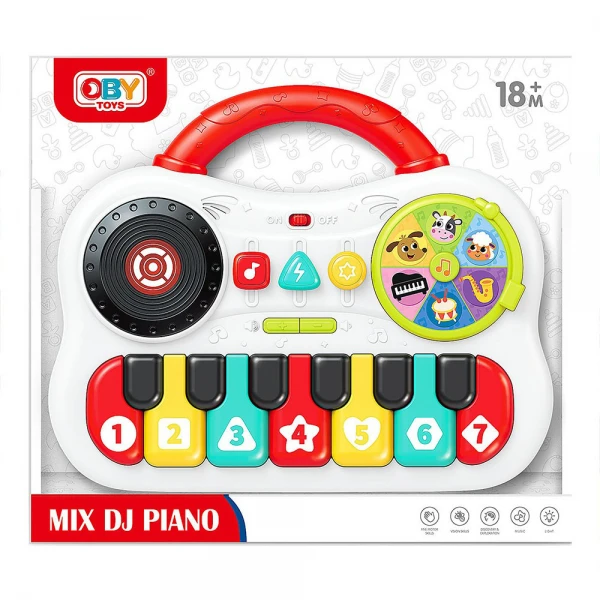 Đàn piano đa chức năng trống, cảm ứng vui nhộn YN683488 C512 (Đỏ)