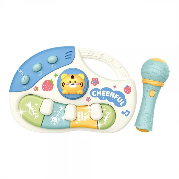 Đàn piano vui vẻ kèm micro JS068861 C512 (Xanh dương)