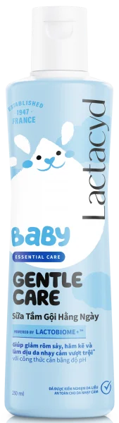 Sữa tắm gội Lactacyd Baby Gentle Care 250ml