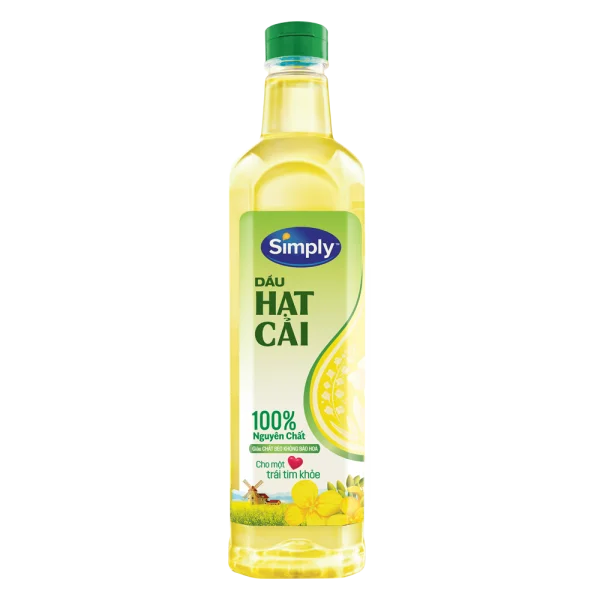 Dầu hạt cải nhãn hiệu Simply 1L