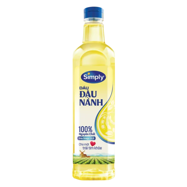 Dầu đậu nành nhãn hiệu Simply 1L